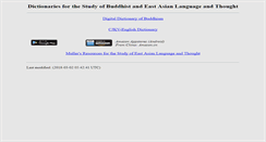 Desktop Screenshot of buddhism-dict.net